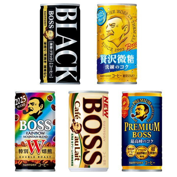 缶コーヒー】サントリー BOSS（ボス） カフェオレ 185g 1箱（30