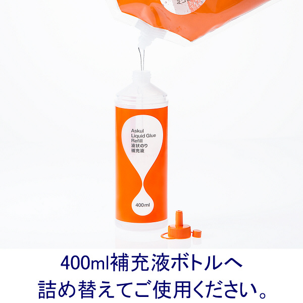 アスクル 液状のり 補充液 600ml オリジナル - アスクル