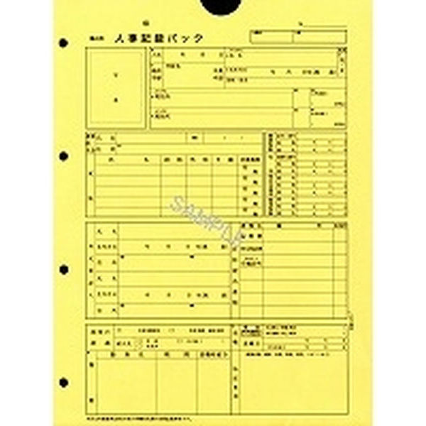 日本法令　個人別・人事記録パック兼労働者名簿　労務　43-C　（取寄品）