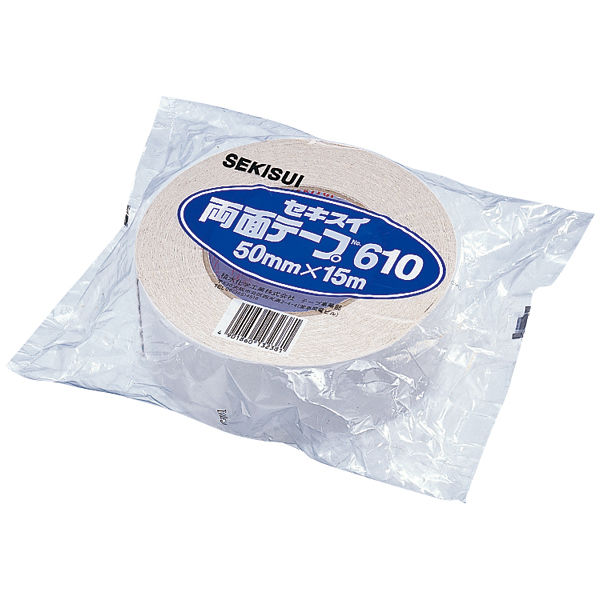 厚手布両面テープ No.610 W610X01 幅50mm×長さ15m 積水化学工業 1巻