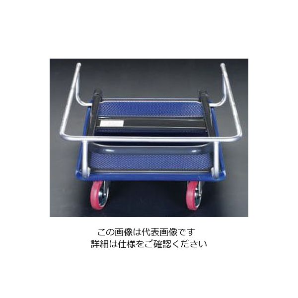 エスコ（esco） 830x540mm/150kg 運搬車（フレーム付/スチール製） 1台