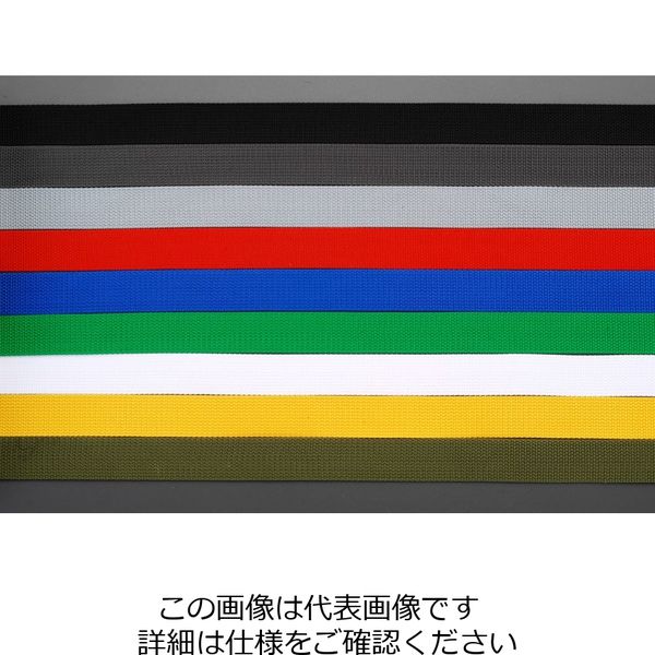 エスコ ベルト・平織（PP製・黄）　48×1.7mm/50m 1巻 EA628PT-184 エスコ 48x1.7mm/50m ベルト・平織(PP製・黄) EA628PT-184 1巻（直送品