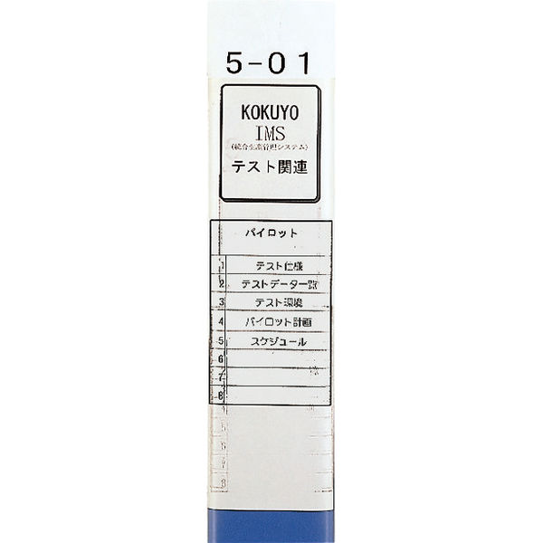 コクヨ　チューブファイル（エコ）　A4タテ　とじ厚20mm　2穴　ブルー　フーE620B　1冊