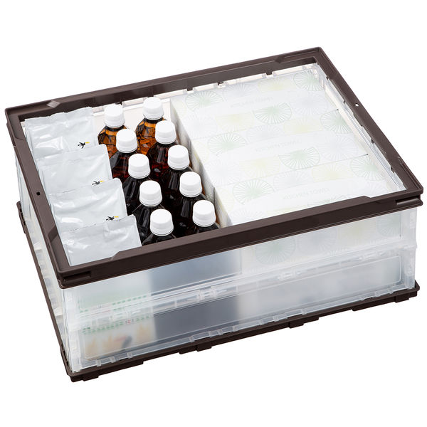 折りたたみコンテナ】 アスクル 「現場のチカラ」 ペタンコO-30B