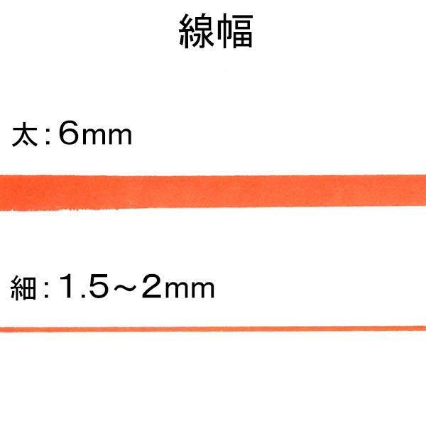 ゼブラ ハイマッキー 太字/細字 オレンジ 5本 油性マーカー 油性ペン