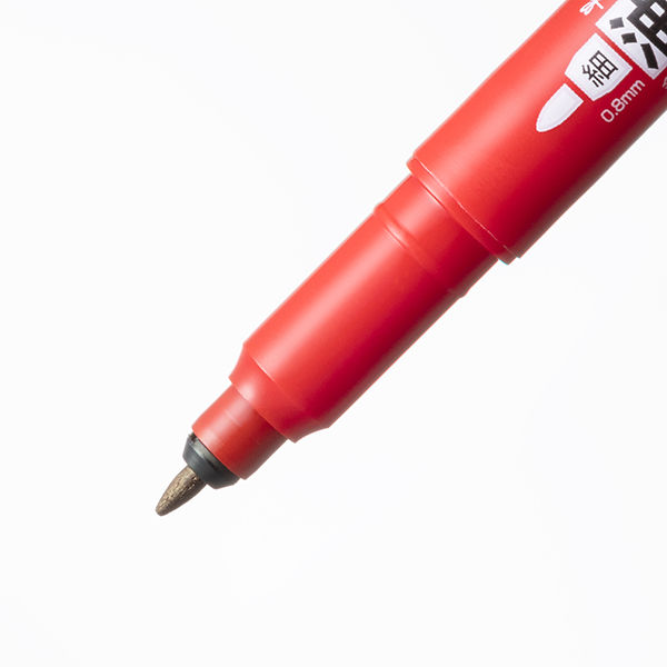 【新品】(業務用3セット) トンボ鉛筆 油性ペン/モノツイン 【極細/赤】 10本入り 油性インク OS-TME25
