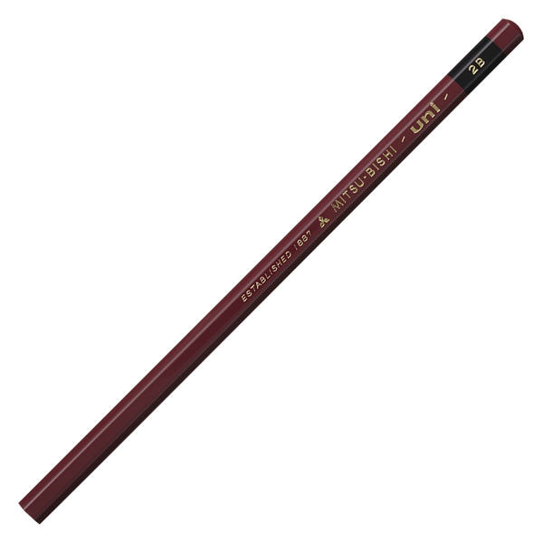 三菱鉛筆 鉛筆 ユニ 2B U3P2B 3本パック（3本入）uni