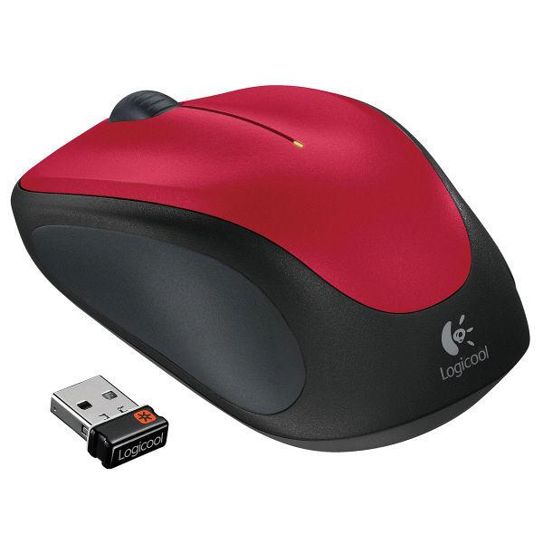 (未使用･未開封品)Logicool ロジクール ワイヤレスマウス M235r レッド ロジクール ワイヤレスマウス M235 レッド M235rRD2 1個 - アスクル