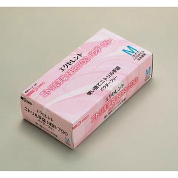 ニトリル手袋Mサイズ200枚入り×3即日発送可能 三興化学工業 エクセレントニトリル手袋 NBR-700 パウダーフリー
