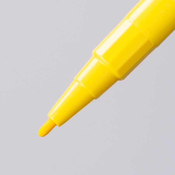 紙用マッキー 細字/極細 詰め替えタイプ 黄 水性ペン ゼブラ
