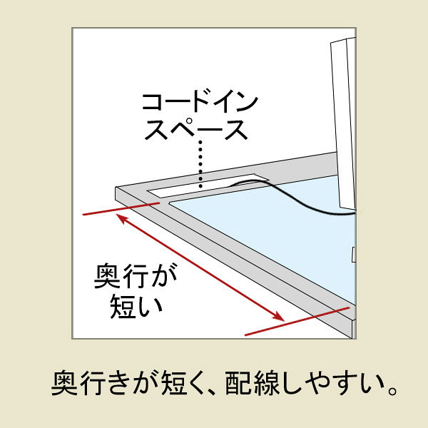 プラス　ななめカットデスクマット OAエコノミー（1190×590mm） 厚さ1.2mm 下敷きなし DMー126ES