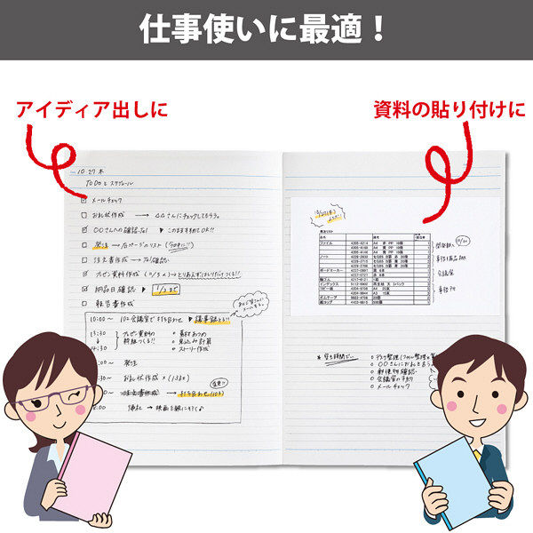 コクヨ 打合わせ記録帳 40枚 ノ-84 - ノート、メモ帳