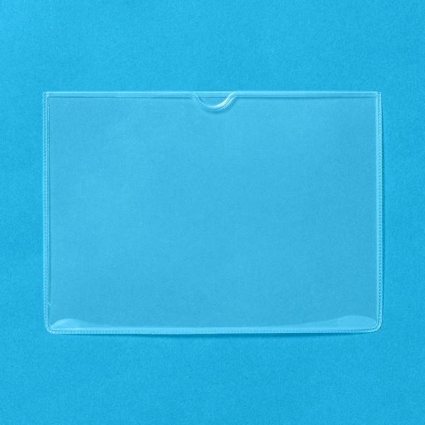 プラス カードケース ソフトタイプ A6 109×152mm 薄型 1セット（200枚