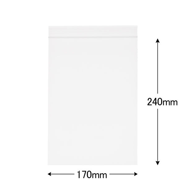 アスクルオリジナル チャック袋（チャック付き袋） 0.04mm厚 A5 170mm×240mm 1セット（7000枚：3500枚入×2箱） オリジナル  - アスクル