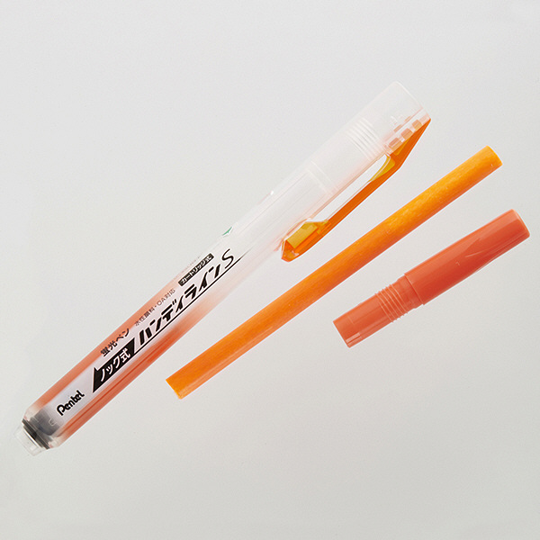 ぺんてる 蛍光ペン ハンディラインSカートリッジ オレンジ XSLR3-F 1箱（10本入）
