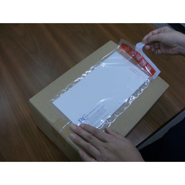 パピルスカンパニー デリバリーパック　完全密封タイプ　納品書在中長3封筒サイズ用　300枚入 PA-052T