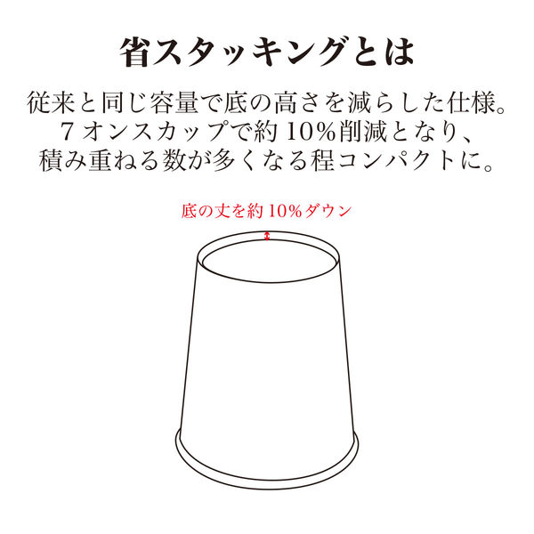 サンナップ デザイン紙コップ リーフ 205ml（7オンス） 1袋（50個入