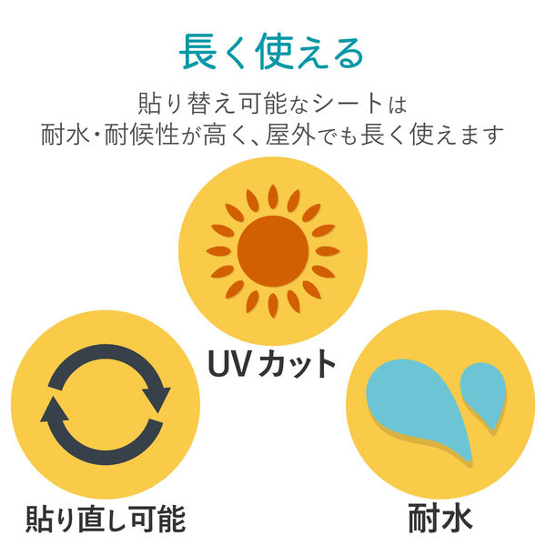 エレコム 手作りステッカー 下地が透けない ハガキ ホワイト EDT