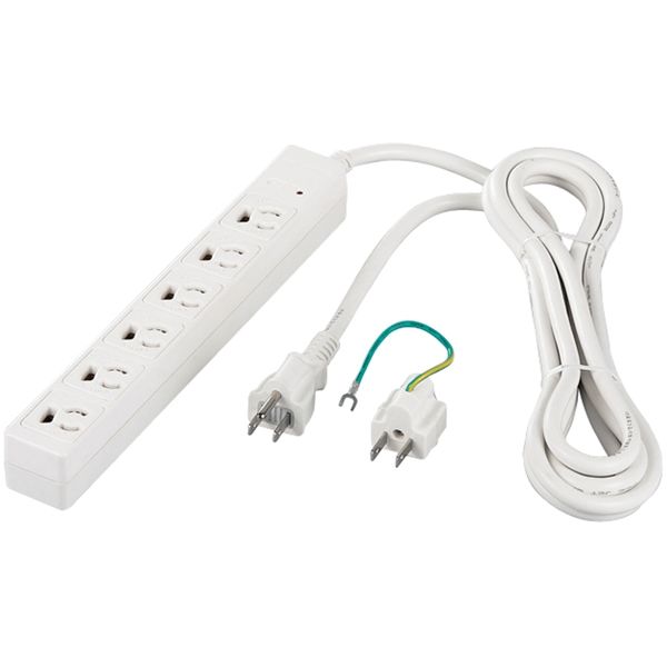 バッファロー RoHS対応 3ピン式電源タップ 6個口タイプ バッファロー RoHS対応 3ピン式電源タップ 6個口タイプ