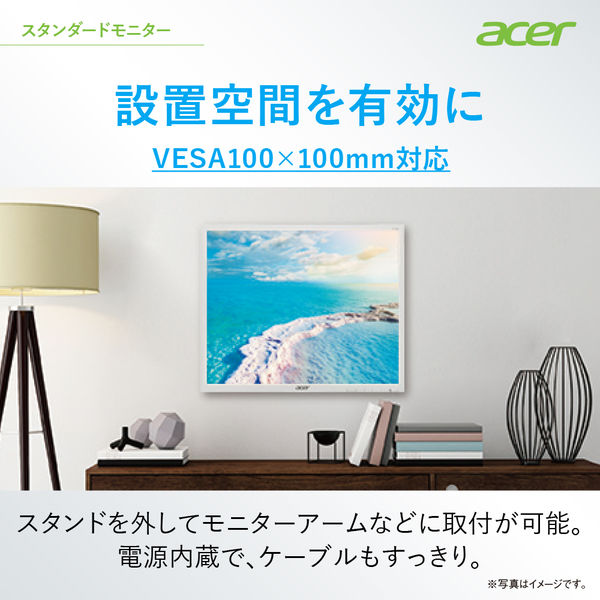 Acer 17インチスクエア液晶モニター ホワイト V176Lwmf 1台