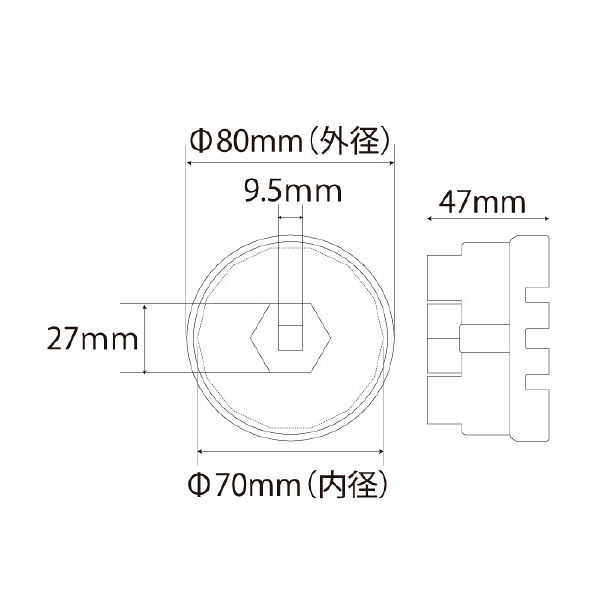 WOLF'S HEAD トヨタ用オイルフィルターレンチ小 WH-901T（直送品