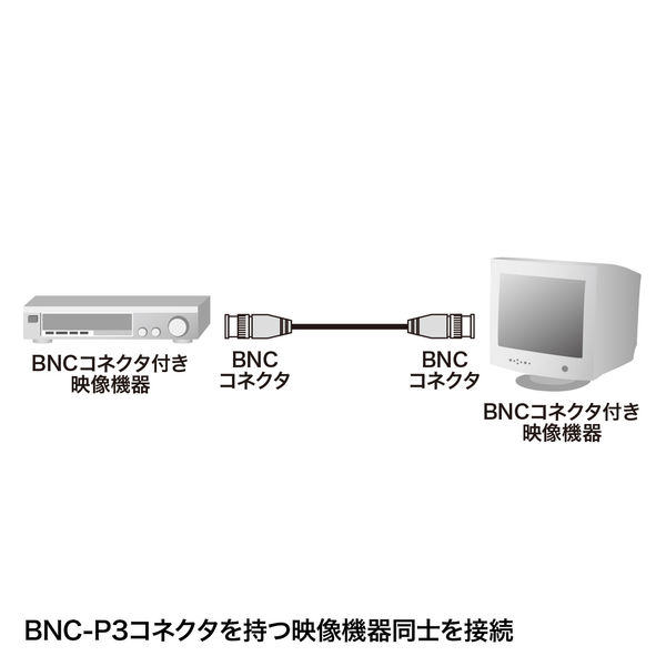 サンワサプライ 同軸ケーブル（3C2V）10m KB-73B2N 1本（直送品