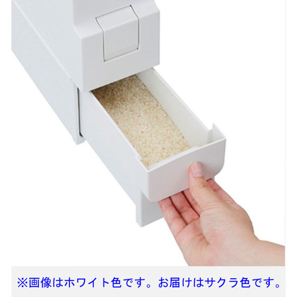 エムケー精工 計量米びつ スリムエース 幅100×奥行405×高さ450mm