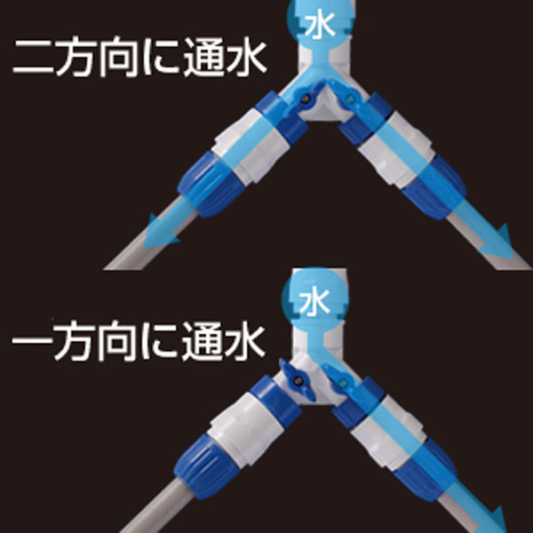 タカギ(takagi)三方コネクター コック付 G099FJ 1個 タカギ(takagi)三方コネクター コック付 G099FJ 1個