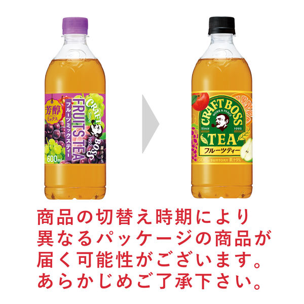 サントリー クラフトボス フルーツティー秋冬 600ml l1箱
