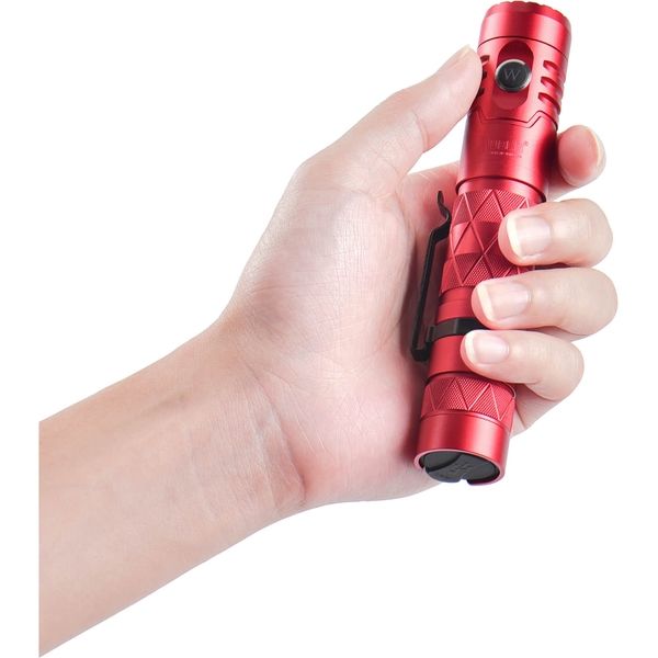 WUBEN モバイルバッテリー式LEDフラッシュライト 1200lm E12R-R