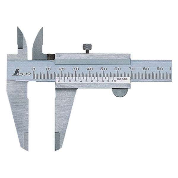 シンワ測定 19912普及ノギス　200mm 19912 1個