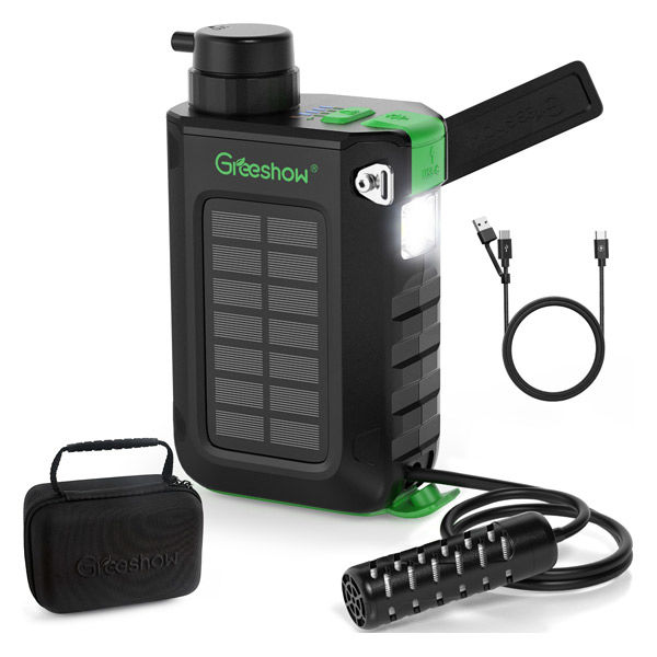 ハート 電動式携帯浄水器 GS-2811-BK 1台（直送品） - アスクル