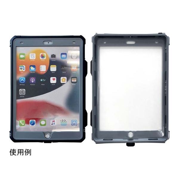 ブルー iPad 第9・8・7世代(10.2インチ)対応 IP68(防水・防塵)ケース