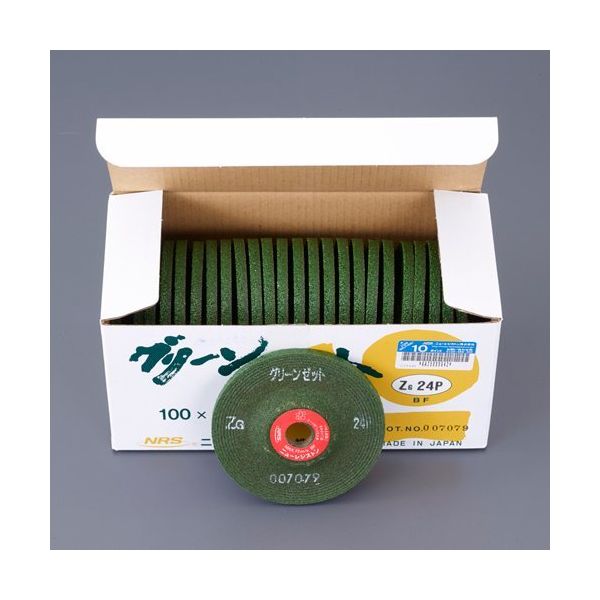 エスコ 100x6mm/ZG24P オフセット型砥石(25枚) EA809ZL-224 1箱