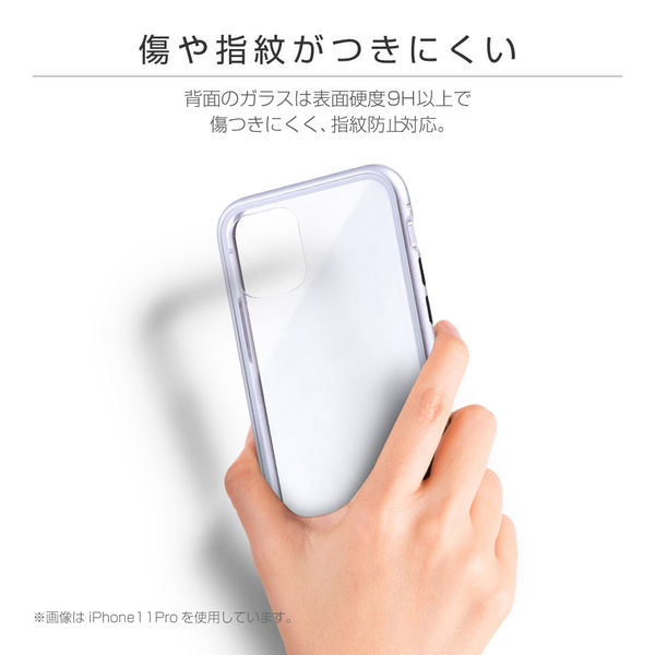 iPhone 11 Pro Max ケース ガラス＆アルミケース SHELL GLASS Aluminum