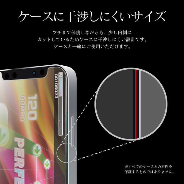 iPhone 12 mini ガラスフィルム 液晶保護フィルム GLASS PREMIUM
