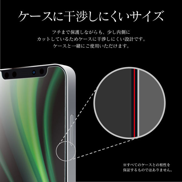 iPhone 12 mini ガラスフィルム 液晶保護フィルム GLASS PREMIUM FILM