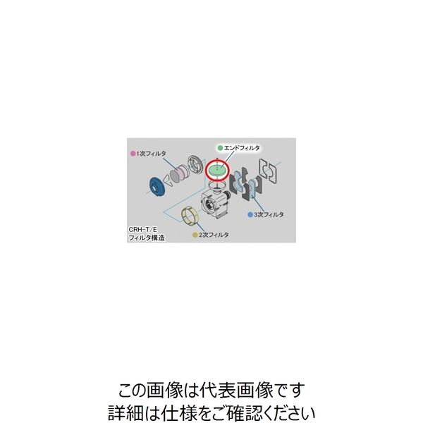 昭和電機 エンドフィルタ 3K4-400A 1セット(5枚)(直送品 昭和電機 エンドフィルタ 3K4-400A 1セット(5枚)(直送品