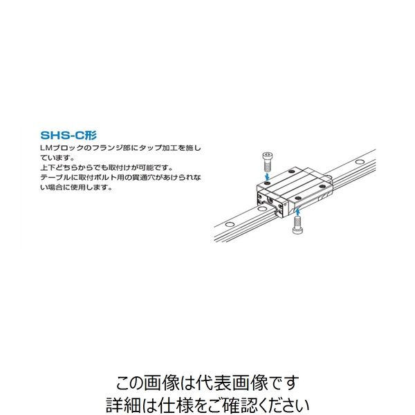 THK（ティーエイチケー） LMガイド用ブロック SHS25C1SS（GK） BLOCK 1個（直送品） - アスクル