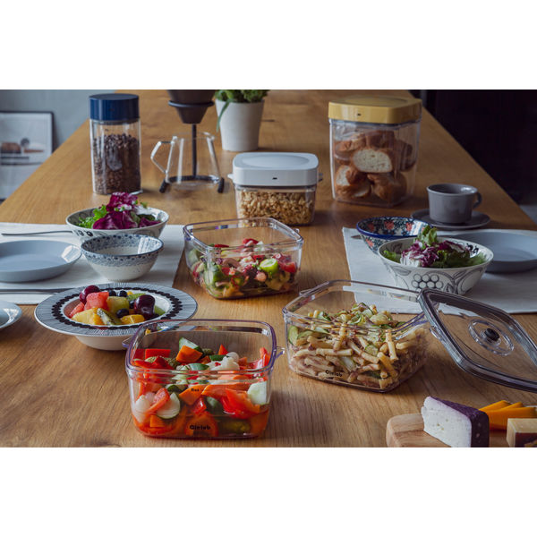 Ko.U 保存容器 1L 2.5L Cielob 真空キャニスター スクエア 4点セット