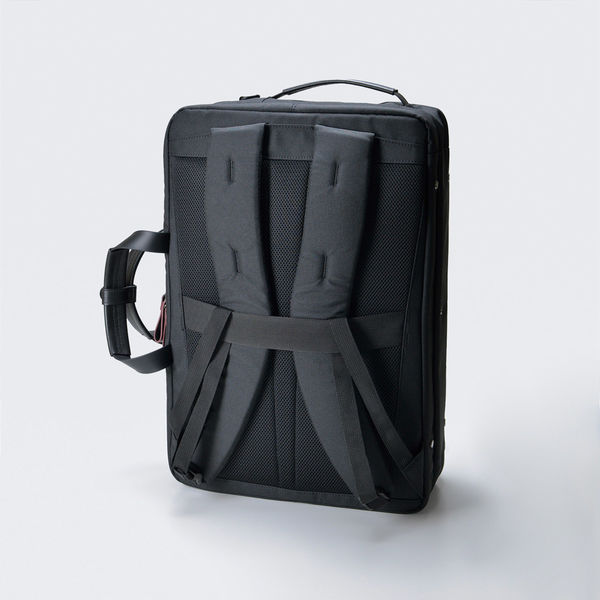 ウノフク BAGGEX LAVAIL ブリーフケース 3WAY ブラック 23-5641-10 1個