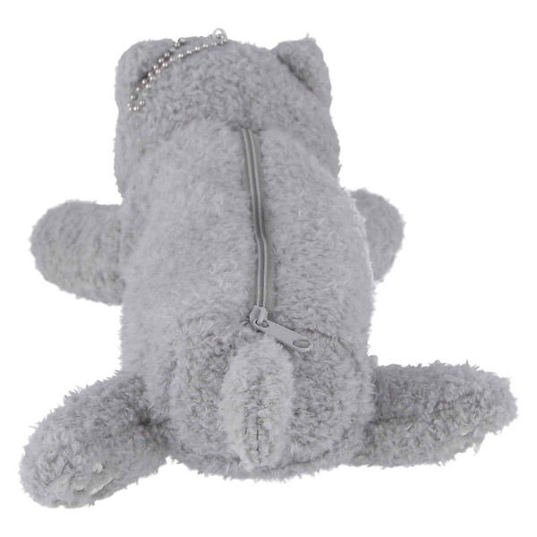 不二貿易 ペンケース アニマルペンケース ぬいぐるみ 筆箱 ネコ 480110