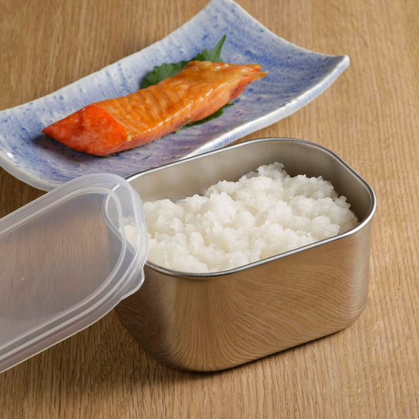 下村企販 保存容器 深~い角バット フタ付き 小 ママクック ステンレス