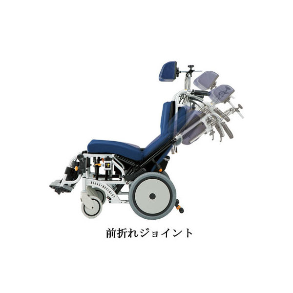 WC-9849) 【】 リクライニンク 車椅子 松永製作所 介助式/車イス 