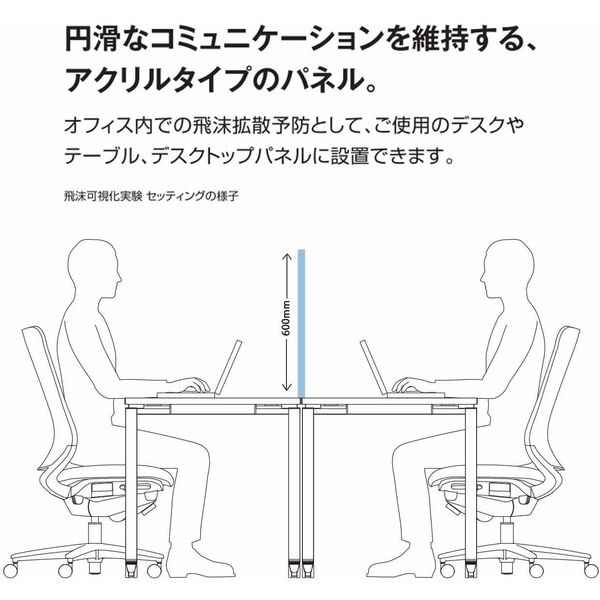 組立設置込】コクヨ 飛沫防止パネル アクリル ブリッジ脚 幅1200用 幅