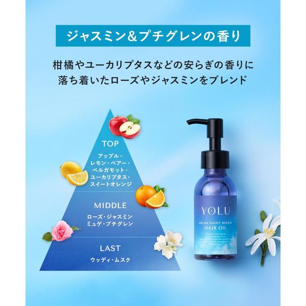 YOLU（ヨル）リラックスナイトリペアヘアオイル（詰替）60ml I-ne