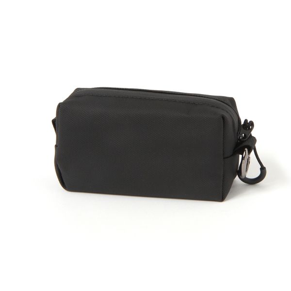 ポーチ 撥水 WRミニスクエアポーチ ブラック LAKOLE/ラコレ - アスクル