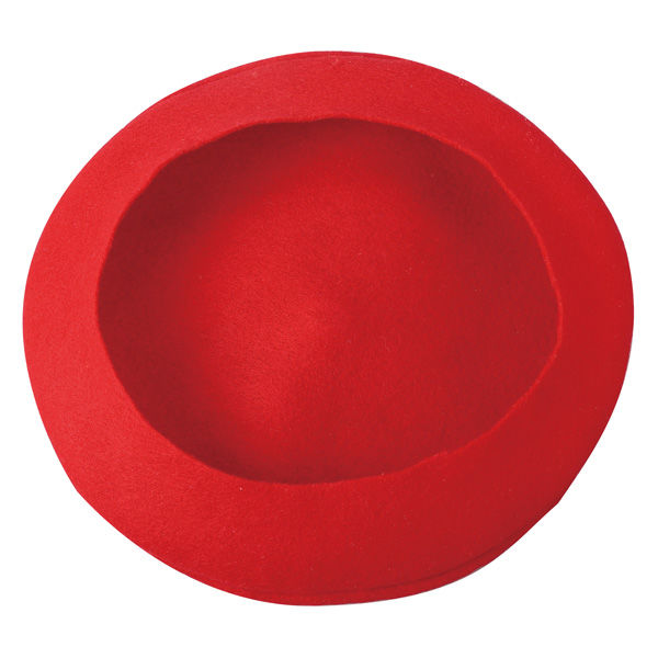 アーテック フェルト ベレー帽 赤 18430 1セット(1個×6)（直送品