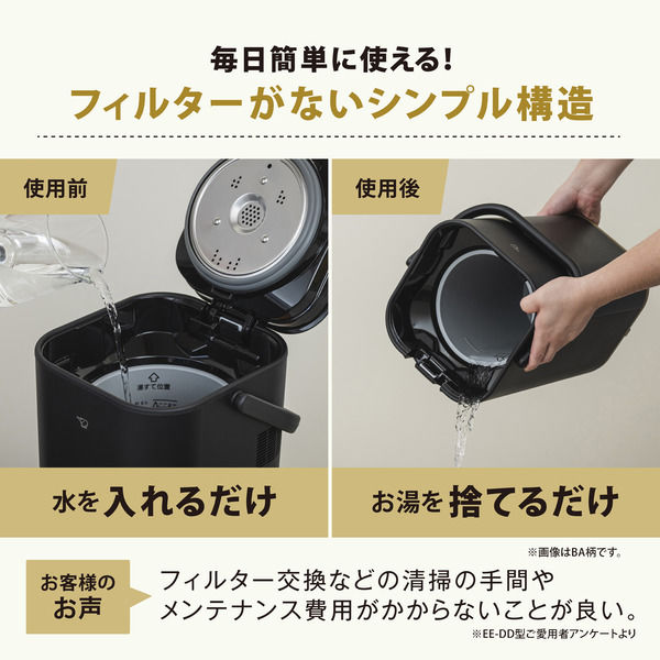 象印マホービン スチーム式加湿器 EE-FA50-BA 1個 - アスクル