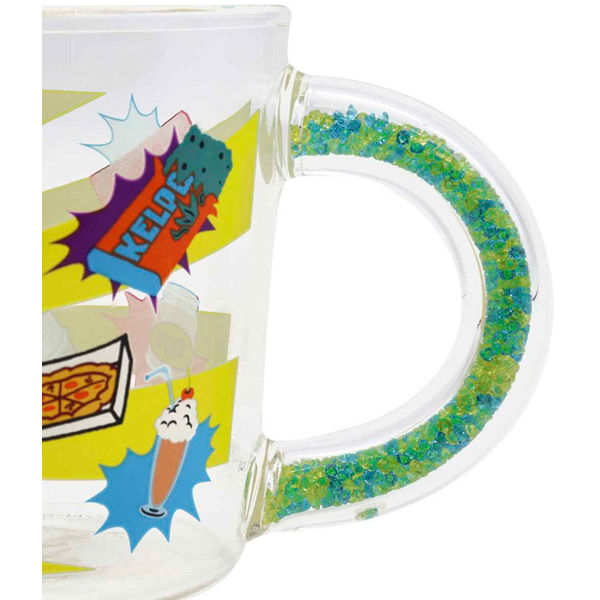 大西賢製販 マグカップ 390ml スポンジボブ ガラス イエロー 469004 1